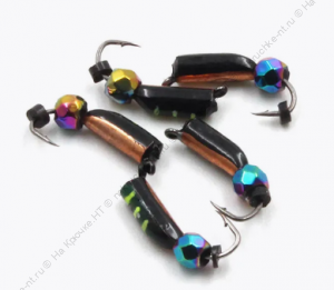 Мормышка вольф. безнасадочная "ЯМАН" Столбик №3, d-2 мм, L-7 мм, вес 0,65 гр., кристалл хамелеон, ц Мормышка вольф. безнасадочная "ЯМАН" Столбик №3, d-2 мм, L-7 мм, вес 0,65 гр., кристалл хамелеон, ц