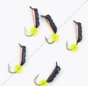 Мормышка вольф. безнасадочная "ЯМАН" Столбик №5, d-2 мм, L-9.5 мм, вес 0,70 гр., фц. желтый кубик, ц Мормышка вольф. безнасадочная "ЯМАН" Столбик №5, d-2 мм, L-9.5 мм, вес 0,70 гр., фц. желтый кубик, ц