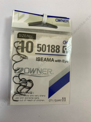 OWNER Крючок 50188 Izeama with EYE №10/11 шт OWNER Крючок 50188 Izeama with EYE №10/11 шт