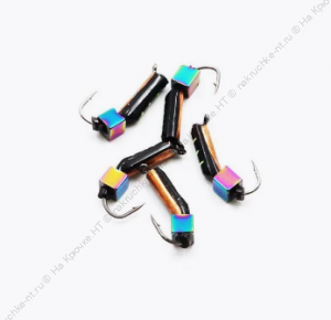 Мормышка вольф. безнасадочная "ЯМАН" Столбик №5, d-2 мм, L-9.5 мм, вес 0,83 гр., кубик, цв. медь, (у Мормышка вольф. безнасадочная "ЯМАН" Столбик №5, d-2 мм, L-9.5 мм, вес 0,83 гр., кубик, цв. медь, (у