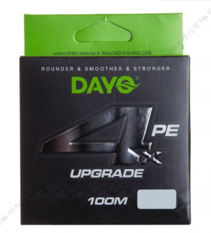 Шнур плетеный "DY" UPGRADE ORANGE 644110 ( 4 нити, зеленый, 100м, 0.060мм) Шнур плетеный "DY" UPGRADE ORANGE 644110 ( 4 нити, зеленый, 100м, 0.060мм)