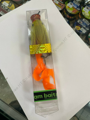 Бактейл 17см/55гр "Dream bait" стингер 90мм, Owner 2/0, цвет №7 Бактейл 17см/55гр "Dream bait" стингер 90мм, Owner 2/0, цвет №7