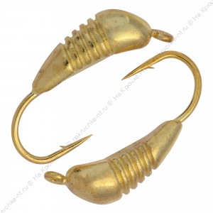 Мормышка вольфрамовая "Condor", Гвоздик d 3,0 мм, вес 0,5 гр, золото Мормышка вольфрамовая "Condor", Гвоздик d 3,0 мм, вес 0,5 гр, золото