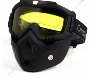 Маска мотоциклетная/снегоходная СЛЕДОПЫТ M7, линза yellow/50/ Маска мотоциклетная/снегоходная СЛЕДОПЫТ M7, линза yellow/50/