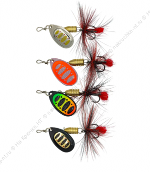 Набор блесен Pontoon 21 Columbia №3 (набор 4 штуки в коробке) Набор блесен Pontoon 21 Columbia №3 (набор 4 штуки в коробке)