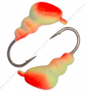 Мормышка вольфрамовая "Condor", Муравей с ушком d 3,0 мм, вес 0,3 гр, фосфор с красным Мормышка вольфрамовая "Condor", Муравей с ушком d 3,0 мм, вес 0,3 гр, фосфор с красным