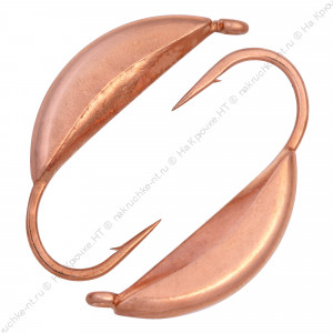 Мормышка вольфрамовая "Condor", Супербанан, размер L, вес 0,6 гр, медь Мормышка вольфрамовая "Condor", Супербанан, размер L, вес 0,6 гр, медь