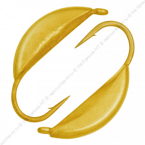 Мормышка вольфрамовая "Condor", Супербанан, размер M, вес 0,5 гр, золото Мормышка вольфрамовая "Condor", Супербанан, размер M, вес 0,5 гр, золото