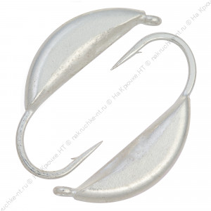 Мормышка вольфрамовая "Condor", Супербанан, размер M, вес 0,5 гр, серебро Мормышка вольфрамовая "Condor", Супербанан, размер M, вес 0,5 гр, серебро