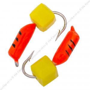 Столбик с "Сырным" кубиком, красный, 2,0 мм Столбик с "Сырным" кубиком, красный, 2,0 мм