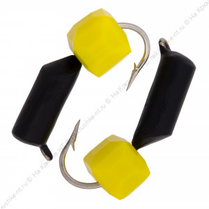 Столбик с "Сырным" кубиком, черный, 1,5 мм Столбик с "Сырным" кубиком, черный, 1,5 мм