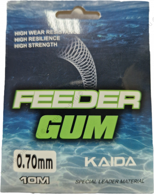 Feeder Gum KAIDA EL-01-70 10м 0,70мм Feeder Gum KAIDA EL-01-70 10м 0,70мм