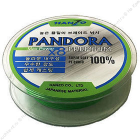 Hanzo Pandora PremiumX8 0,6(150м) 0,12 Fl Green Hanzo Pandora PremiumX8 0,6(150м) 0,12 Fl Green