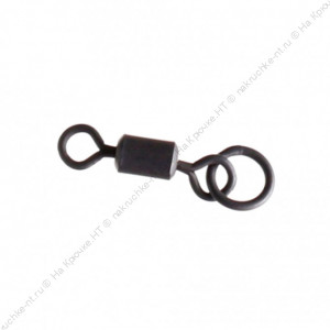 FLAGMAN Вертлюг с кольцом Flat Feeder Rings Swivels №4 5шт FLAGMAN Вертлюг с кольцом Flat Feeder Rings Swivels №4 5шт
