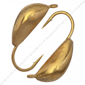 Мормышка вольфрамовая "Condor", Банан d 2,0 мм, вес 0,3 гр, золото Мормышка вольфрамовая "Condor", Банан d 2,0 мм, вес 0,3 гр, золото