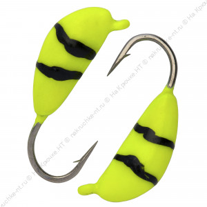 Мормышка вольфрамовая "Condor", Банан d 2,0 мм, вес 0,3 гр, лимон-винт Мормышка вольфрамовая "Condor", Банан d 2,0 мм, вес 0,3 гр, лимон-винт