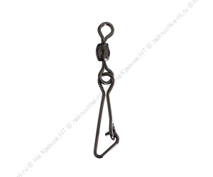 FLAGMAN Застежка фидерная с вертлюгом Link Swivels размер L 10шт FLAGMAN Застежка фидерная с вертлюгом Link Swivels размер L 10шт