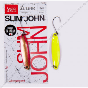Блесна колеб. Lucky John SLIM JOHN длин.37мм/02.5г 023 Блесна колеб. Lucky John SLIM JOHN длин.37мм/02.5г 023