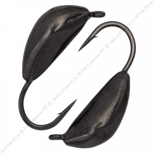 Мормышка вольфрамовая "Condor", Банан d 2,0 мм, вес 0,3 гр, цвет черный никель Мормышка вольфрамовая "Condor", Банан d 2,0 мм, вес 0,3 гр, цвет черный никель