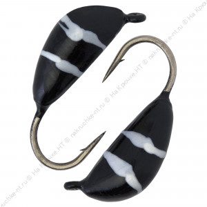 Мормышка вольфрамовая "Condor", Банан d 2,0 мм, вес 0,3 гр, черный-винт Мормышка вольфрамовая "Condor", Банан d 2,0 мм, вес 0,3 гр, черный-винт