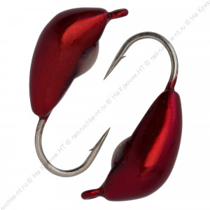 Мормышка вольфрамовая "Condor", Банан d 2,5 мм, вес 0,5 гр, вишня Мормышка вольфрамовая "Condor", Банан d 2,5 мм, вес 0,5 гр, вишня