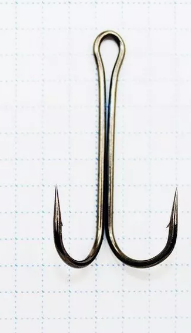 Крючок KOI "DOUBLE HOOK", размер 3/0 (INT), цвет BN, двойник Крючок KOI "DOUBLE HOOK", размер 3/0 (INT), цвет BN, двойник