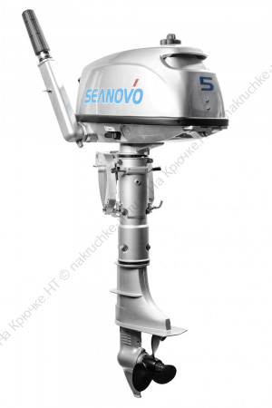 Двигатель лодочный "SEANOVO", двухтактный, мощность 5,0 л.с., SN5FHS, вес 20 кг, С БАКОМ 12 Л Двигатель лодочный "SEANOVO", двухтактный, мощность 5,0 л.с., SN5FHS, вес 20 кг, С БАКОМ 12 Л