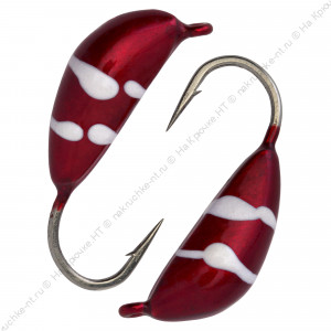 Мормышка вольфрамовая "Condor", Банан d 2,5 мм, вес 0,5 гр, вишня-винт Мормышка вольфрамовая "Condor", Банан d 2,5 мм, вес 0,5 гр, вишня-винт