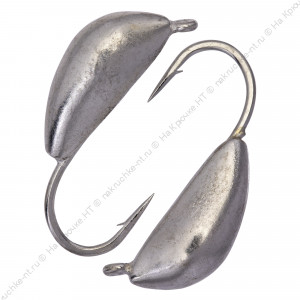 Мормышка вольфрамовая "Condor", Банан d 2,5 мм, вес 0,5 гр, серебро Мормышка вольфрамовая "Condor", Банан d 2,5 мм, вес 0,5 гр, серебро