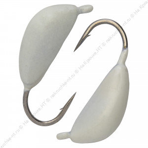 Мормышка вольфрамовая "Condor", Банан d 2,5 мм, вес 0,5 гр, фосфор Мормышка вольфрамовая "Condor", Банан d 2,5 мм, вес 0,5 гр, фосфор