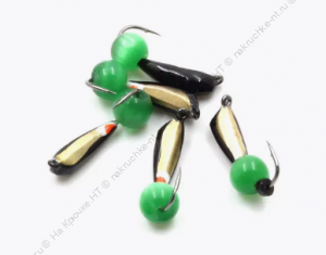 Мормышка вольф. безнасадочная "ЯМАН" Гвоздик №2(w), вес 0,45 гр., кошачий глаз сверленый, цв. латунь Мормышка вольф. безнасадочная "ЯМАН" Гвоздик №2(w), вес 0,45 гр., кошачий глаз сверленый, цв. латунь