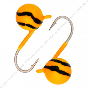 Мормышка вольфрамовая "Condor", Дробинка с ушком d 3,0 мм, вес 0,3 гр, оранжевая-винт Мормышка вольфрамовая "Condor", Дробинка с ушком d 3,0 мм, вес 0,3 гр, оранжевая-винт