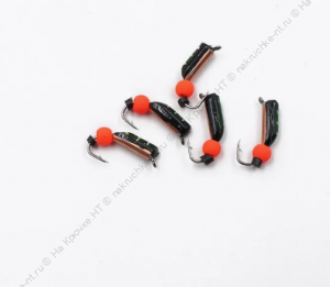 Мормышка вольф. безнасадочная "ЯМАН" Столбик №3, d-2 мм, L-7 мм, вес 0,46 гр., фц. красный шар, цв. Мормышка вольф. безнасадочная "ЯМАН" Столбик №3, d-2 мм, L-7 мм, вес 0,46 гр., фц. красный шар, цв.