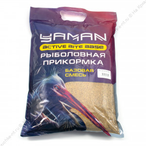Прикормка Yaman Active Bite База, цв. жёлтый, 2500 г Прикормка Yaman Active Bite База, цв. жёлтый, 2500 г