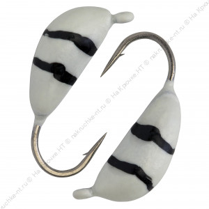 Мормышка вольфрамовая "Condor", Банан d 3,0 мм, вес 0,9 гр, фосфор-винт Мормышка вольфрамовая "Condor", Банан d 3,0 мм, вес 0,9 гр, фосфор-винт