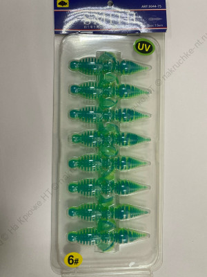 Силиконовая приманка 9044-75 SMITH #6 Силиконовая приманка 9044-75 SMITH #6